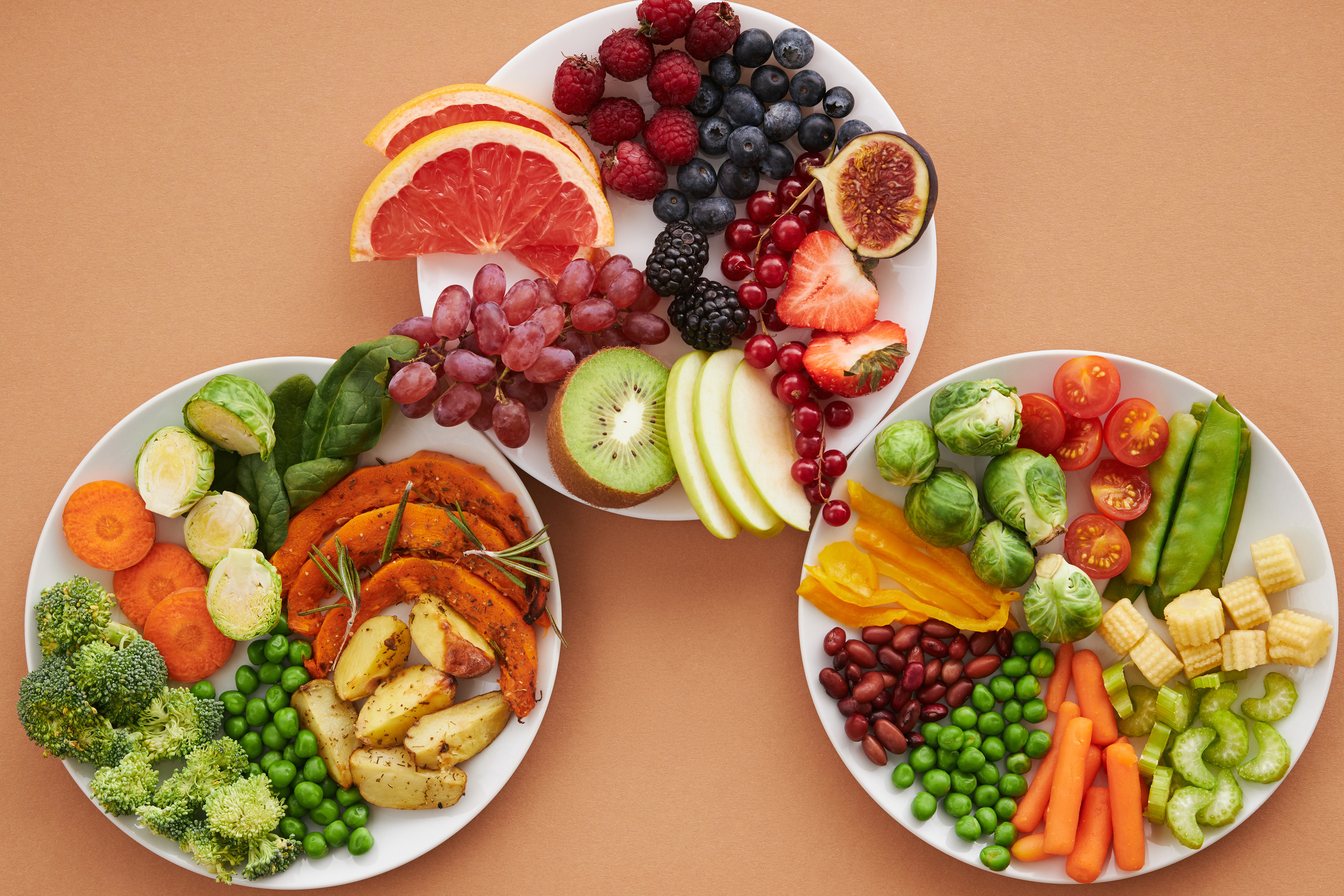 Sliced Fruits on White Ceramic Plate